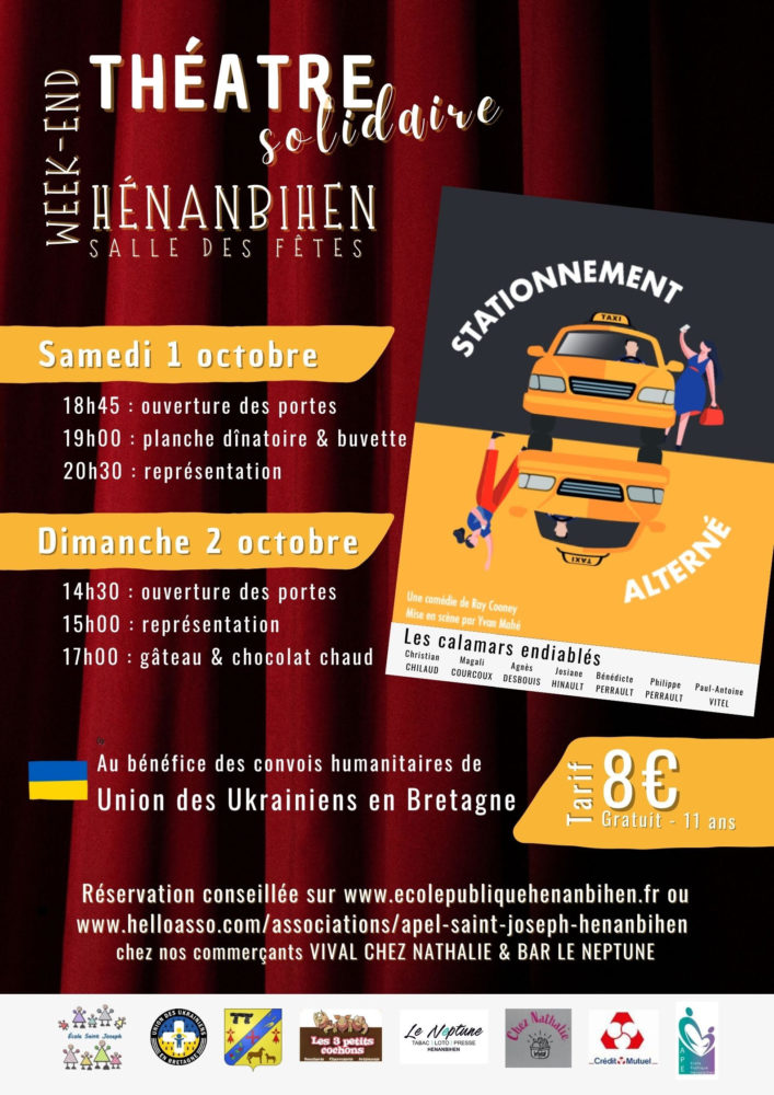 Affiche theatre solidaire